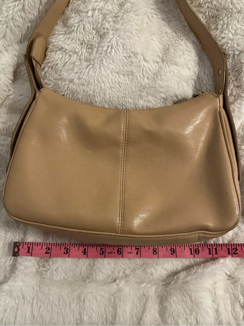 Dolls Streetwear Essential Tan Leather Shoulder Bag - Women